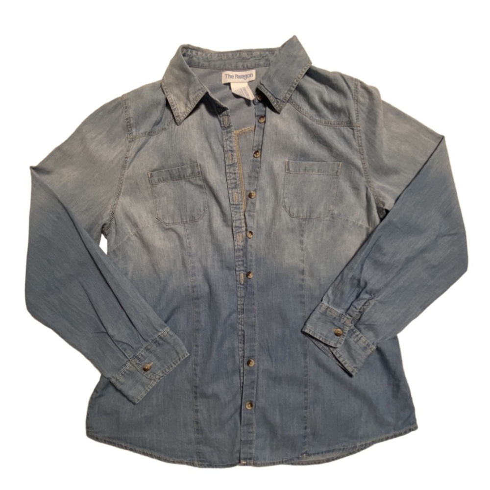 Ombré Button Down Shirt